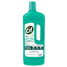 Limpiador Pisos y superficies CIF Oxy Gel 750ml.