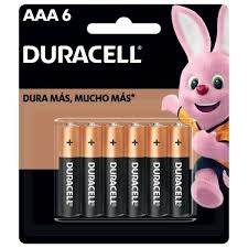 Pila Duracell AAA x 6 unidades