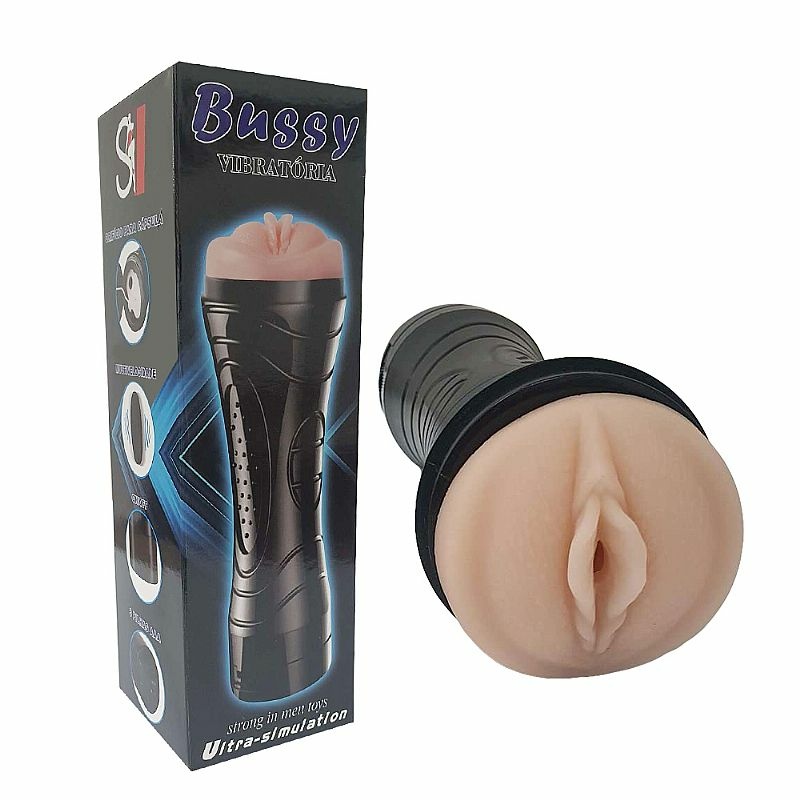 MASTURBADOR VAGINA EN CYBERSKIN VIBRADOR MULTIVELOCIDAD - FORMATO LINTERNA