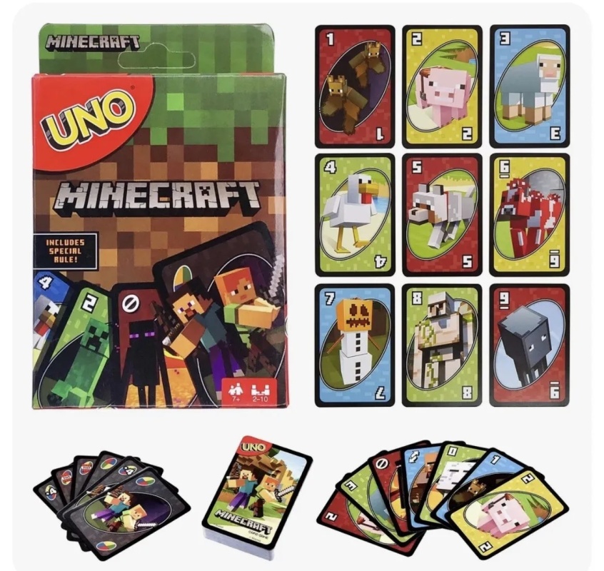 CARTAS UNO MINECRAFT