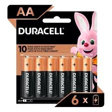 Pila Duracell AA x 6 unidades