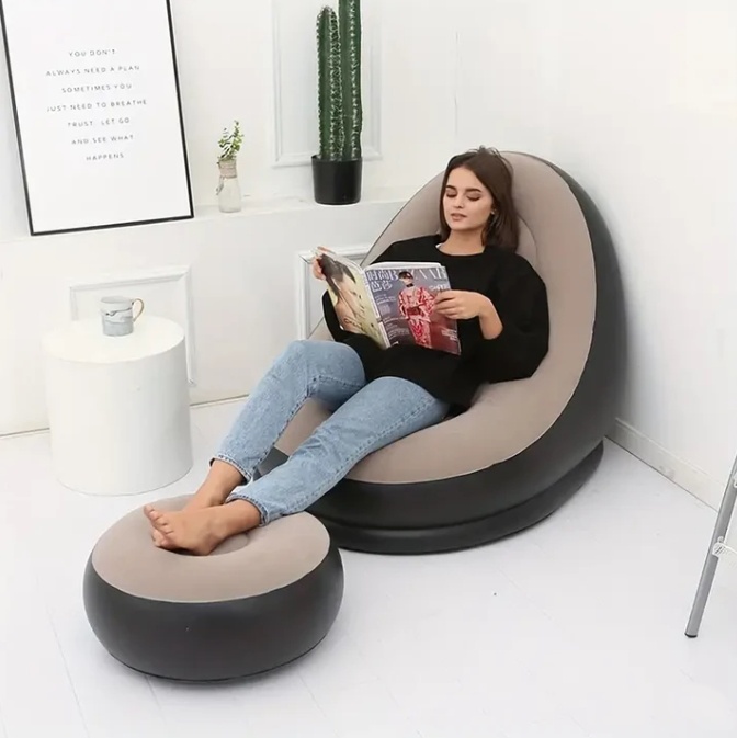 SOFA INFLABLE 2 PIEZAS