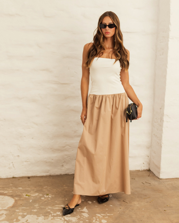 Vestido Cadaques Maxi Nude