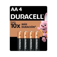 Pila Duracell AA x 4 unidades