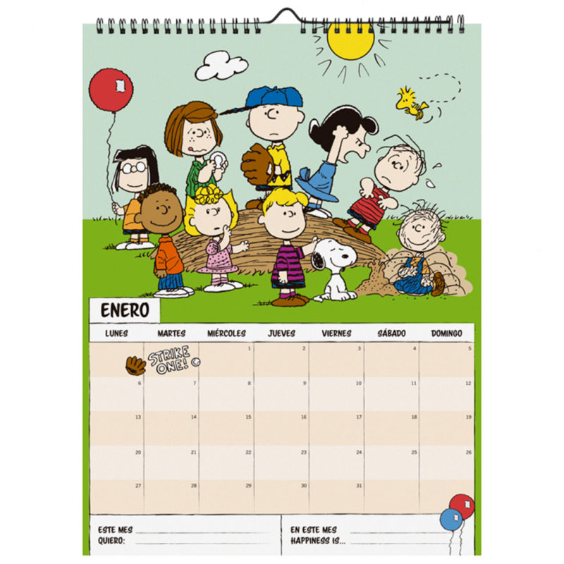 Calendario 2025 Snoopy - Mooving