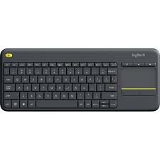 Teclado Inalámbrico Logitech Media K400 Plus 920-007123 con Touchpad (Español) - Negro