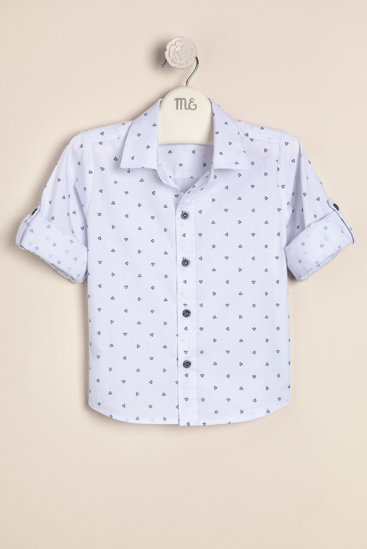 camisa estampa bco/az