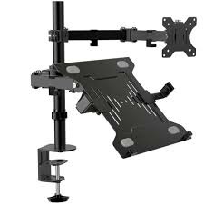 Soporte para Monitor/Notebook Klip KMM-301 13" a 32" hasta 8KG/360° - Negro