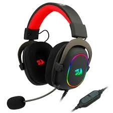 Headset Gaming Redragon ZEUS-X H510-RGB Micrófono Omnidireccional/53mm - Negro/Rojo