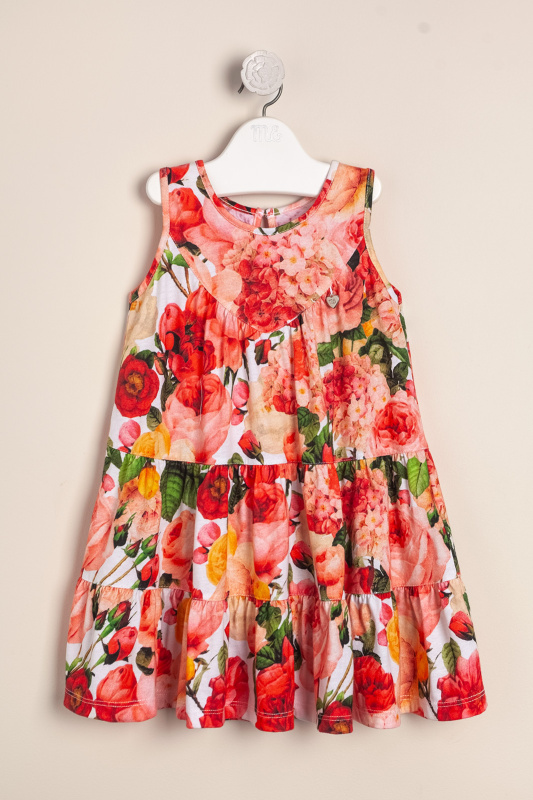 vestido estampado roses