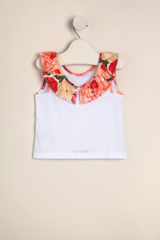 musculosa estamp exclusivo flowers