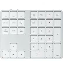 Teclado Inalámbrico Satechi ST-XLABKS Bluetooth para Mac (Inglés) - Silver - (Caja Fea)