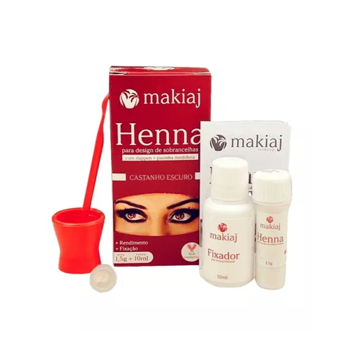 HENNA PARA CEJAS MAKIAJ