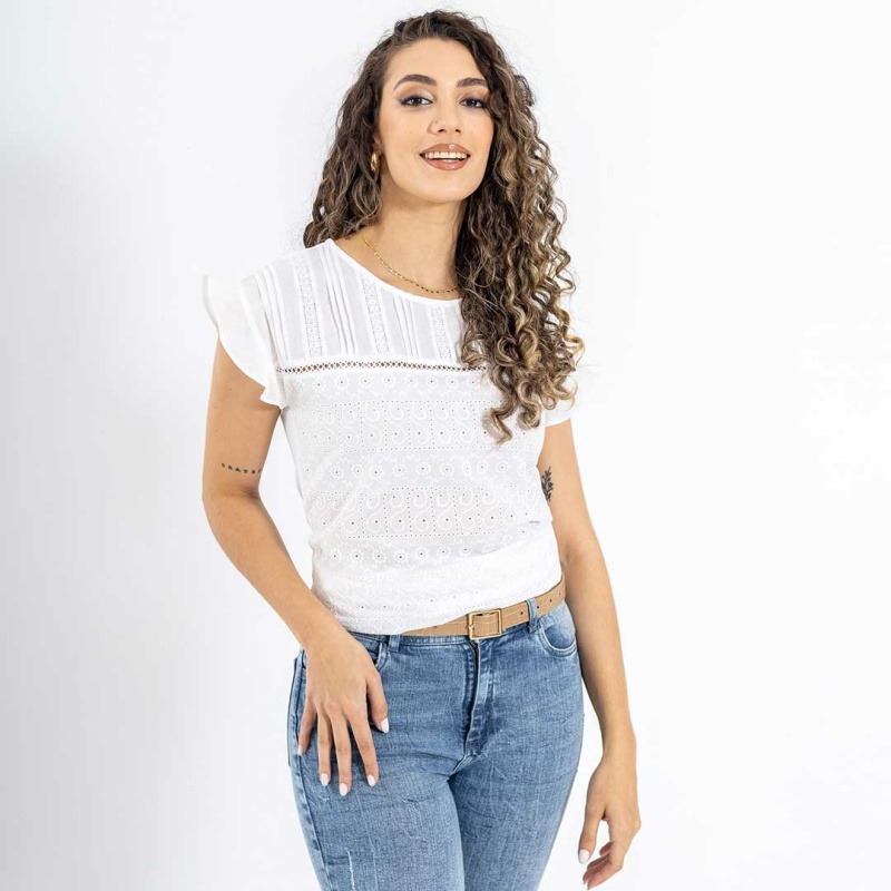 Blusa M/C C/ Comb. Cod.224451