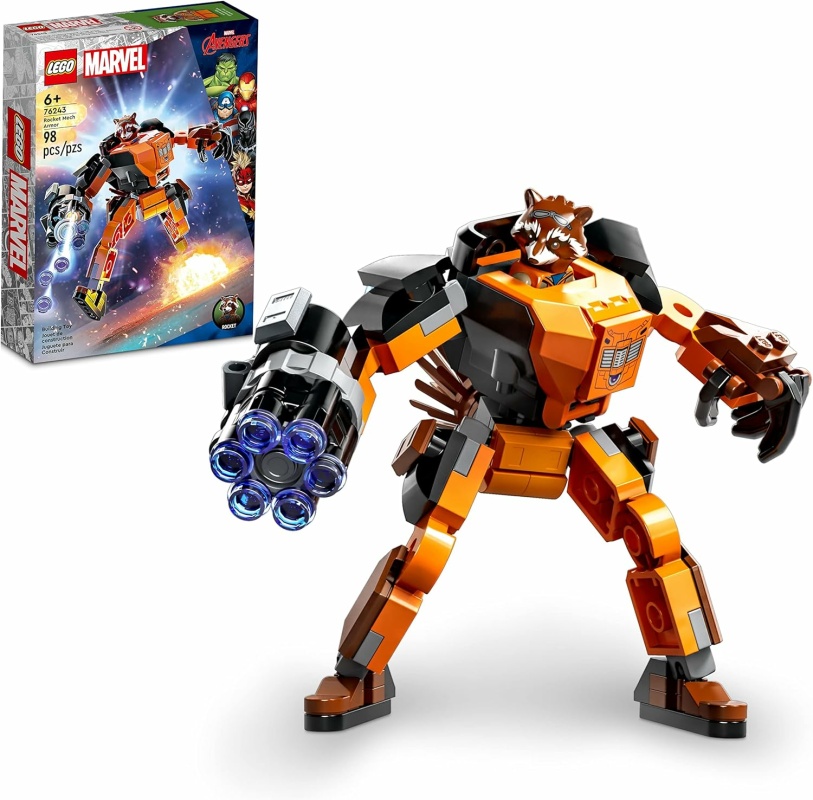 LEGO MARVEL ARMADURA ROBOTICA DE ROCKET 98PCS