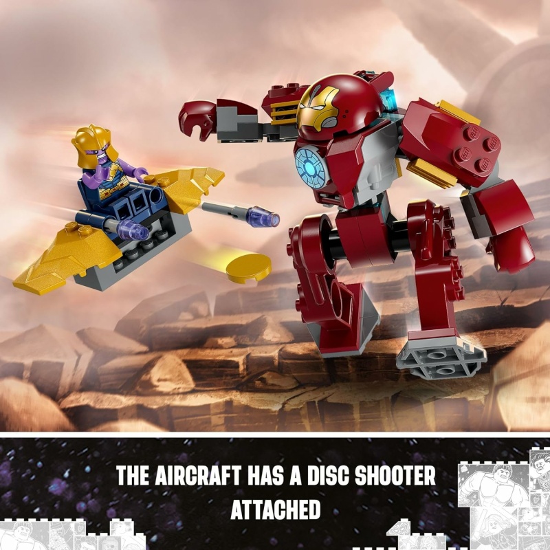 LEGO MARVEL HULKBUSTER DE IRON MAN VS THANOS