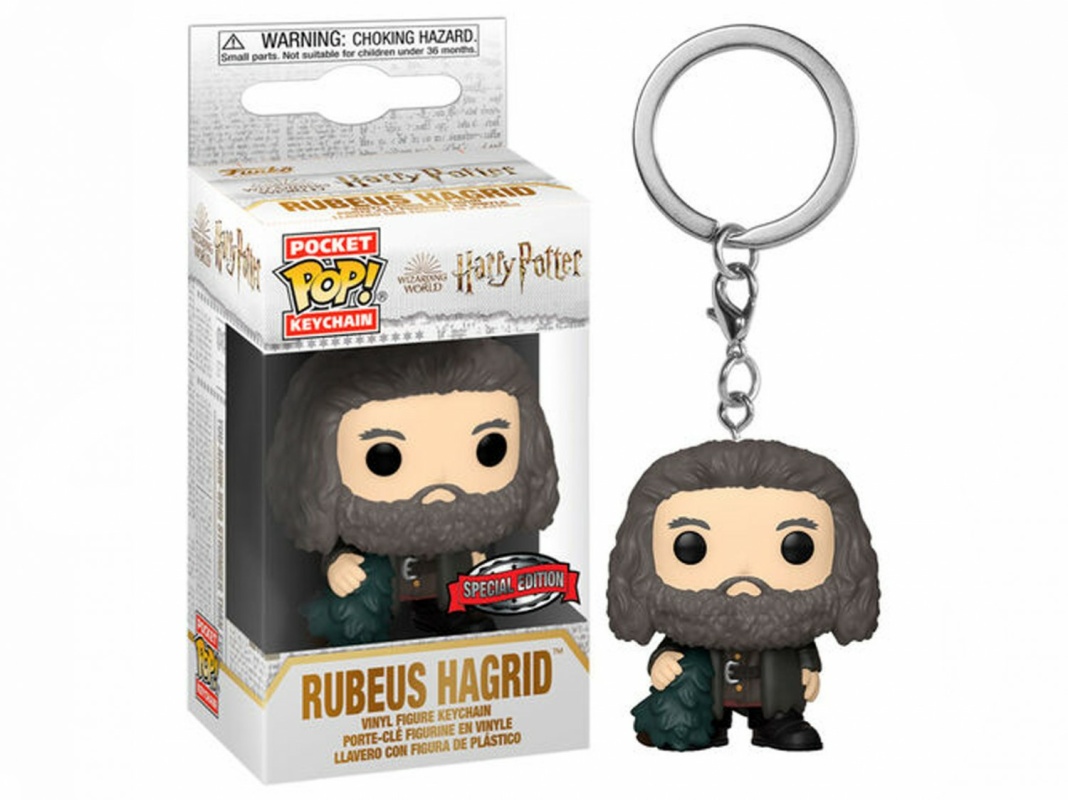 POP KEYCHAIN HARRY POTTER HOLIDAY - RUBEUS HAGRID