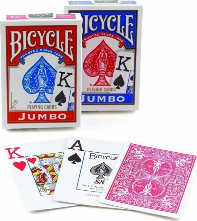 NAIPES POKER BICYCLE JUMBO