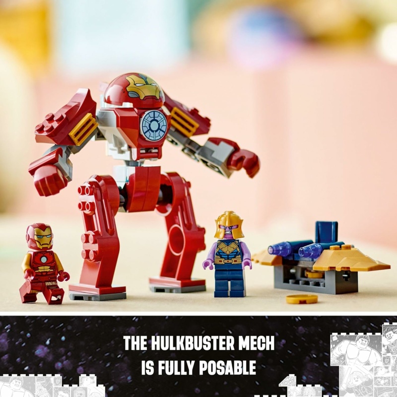 LEGO MARVEL HULKBUSTER DE IRON MAN VS THANOS