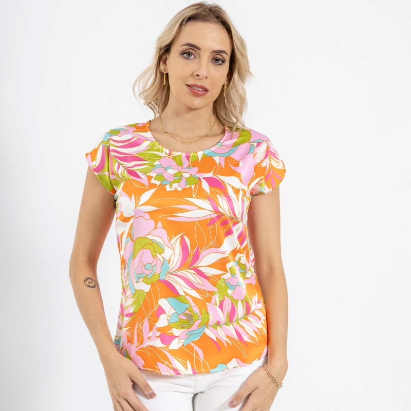 Blusa M/C Estampada Cod.7240455