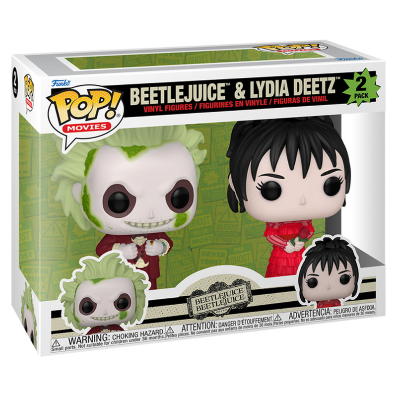 FUNKO POP BEETLEJUICE 2 - BEETLEJUICE & LYDIA DEETS 2-PACK