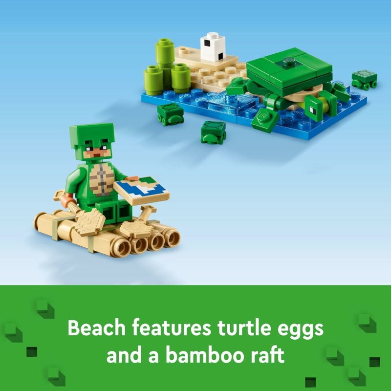 LEGO MINECRAFT LA CASA TORTUGA DE LA PLAYA