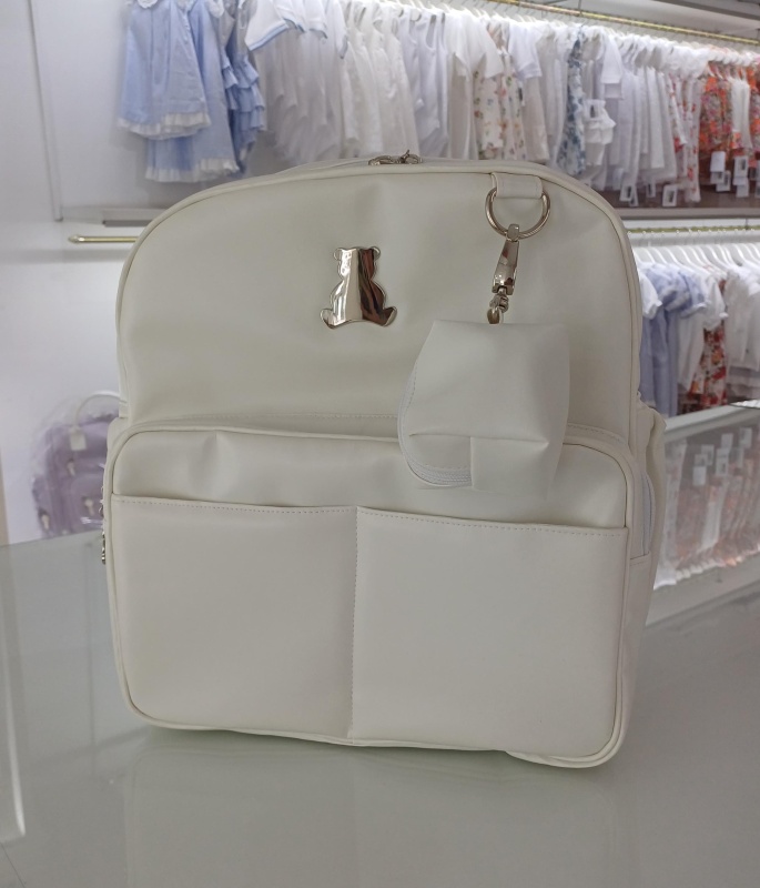 mochila lux ch blanco marfil