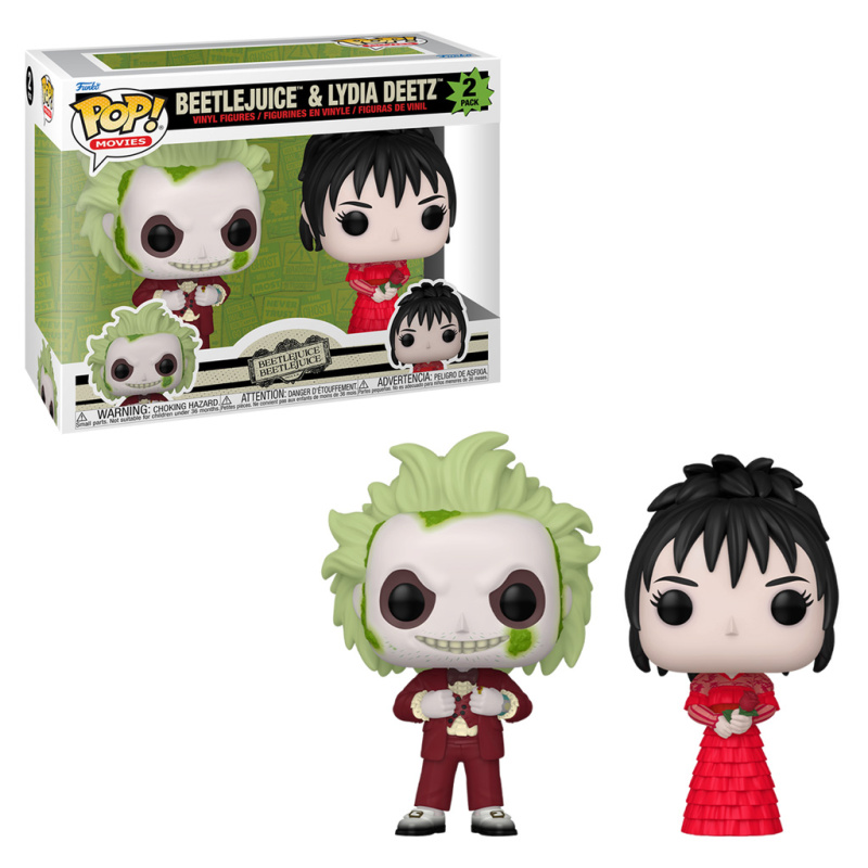 FUNKO POP BEETLEJUICE 2 - BEETLEJUICE & LYDIA DEETS 2-PACK