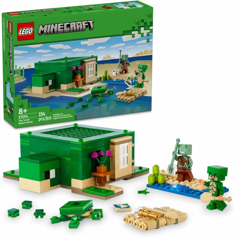 LEGO MINECRAFT LA CASA TORTUGA DE LA PLAYA