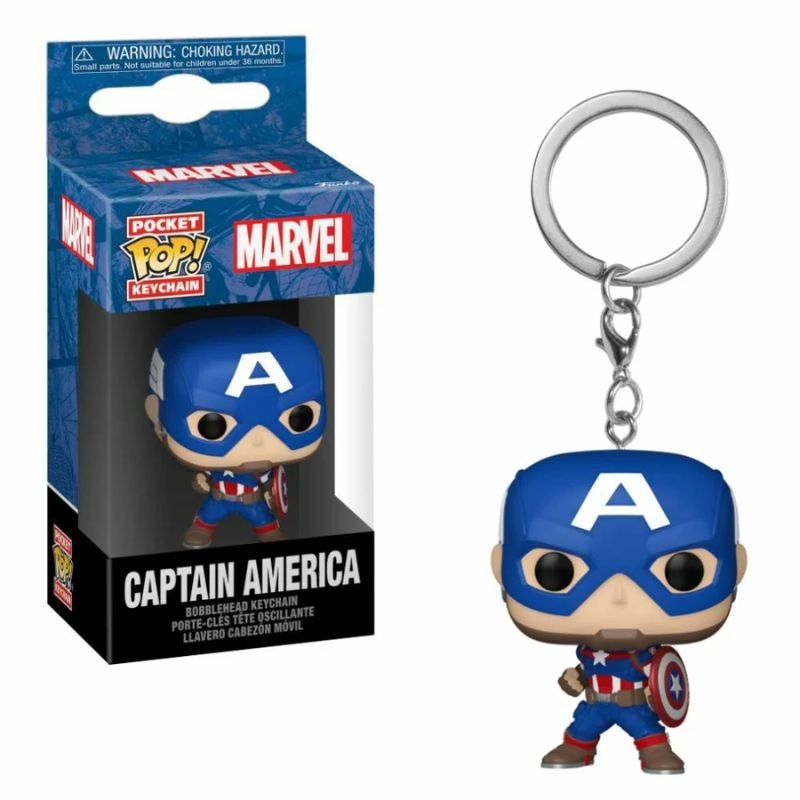 POP KEYCHAIN MARVEL - CAPTAIN AMERICA