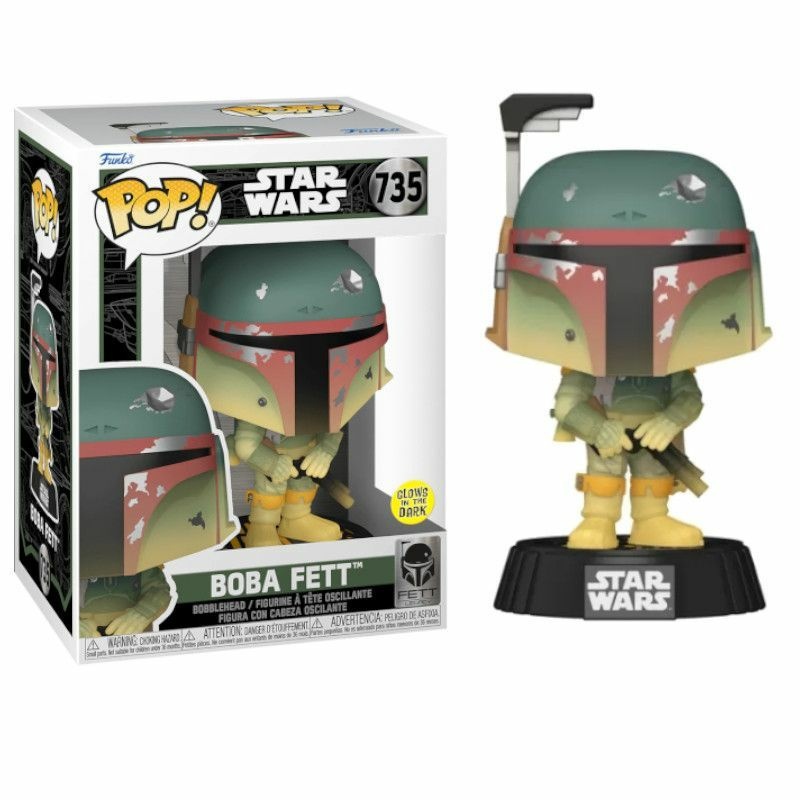 FUNKO POP STAR WARS FETT LEGACY - BOBA FETT 735 *GLOWS IN THE DARK*