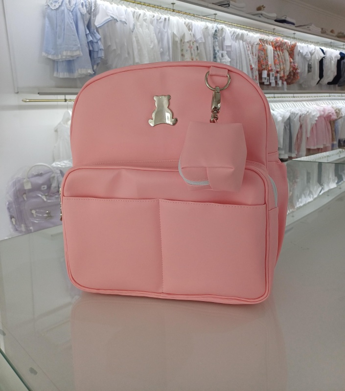 mochila lux ch rosa bebe