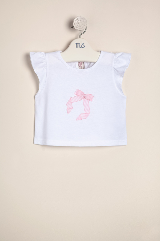 remera con moño coquette