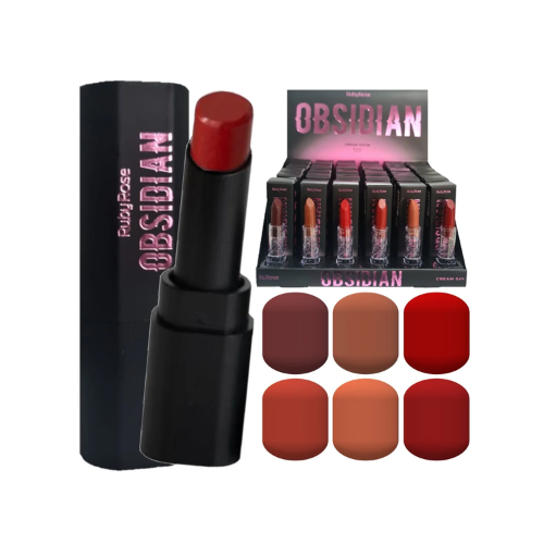 LABIAL CREME SATIN OBSIDIAN RUBY ROSE HB7000