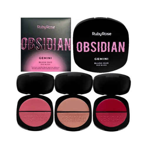 RUBOR DUO OBSIDIAN RUBY ROSE HB1000