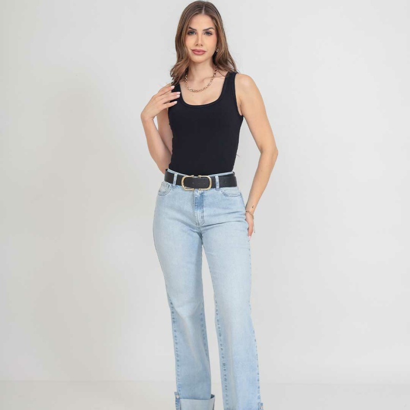 Pantalon Straight Jeans Cod.1240397