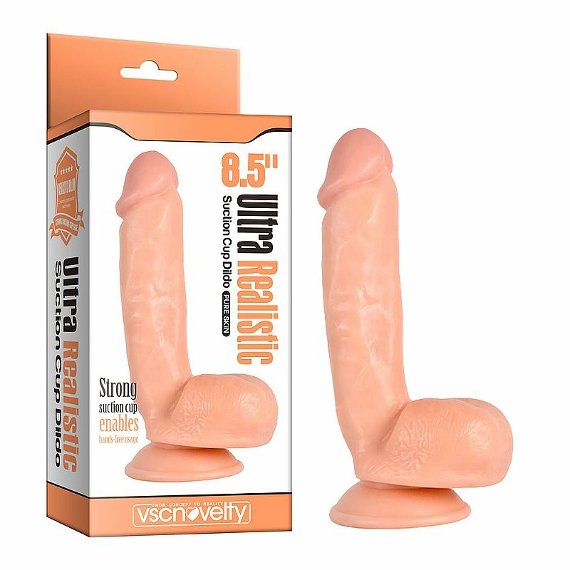 PENE ULTRA REALISTA CON VENTOSA - 21X4.5CM