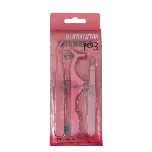 SET PINZAS P/ PESTAÑAS Y CEJAS GLOBALSTAR AGE-529