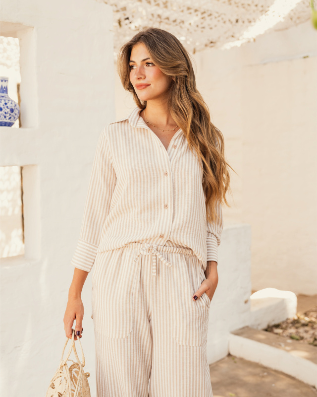 CAMISA PAOLA BEIGE