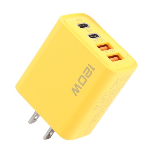 Cargador de múltiples puertos (2 USB A + 2 USB C)