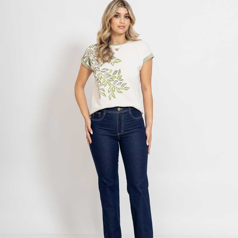 Remera M/C Marfil Cod. 225126