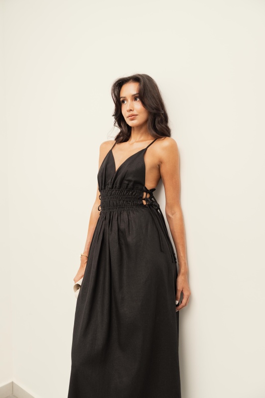 VESTIDO CAMELIA MAXI NOIR