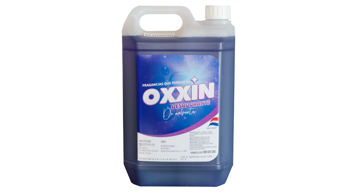 Desodorante de Ambiente Oxxin de 5 Litros