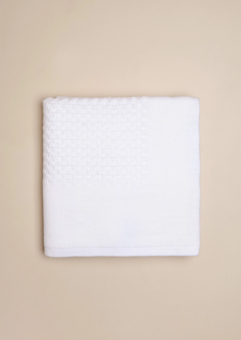 manta clasica blanco