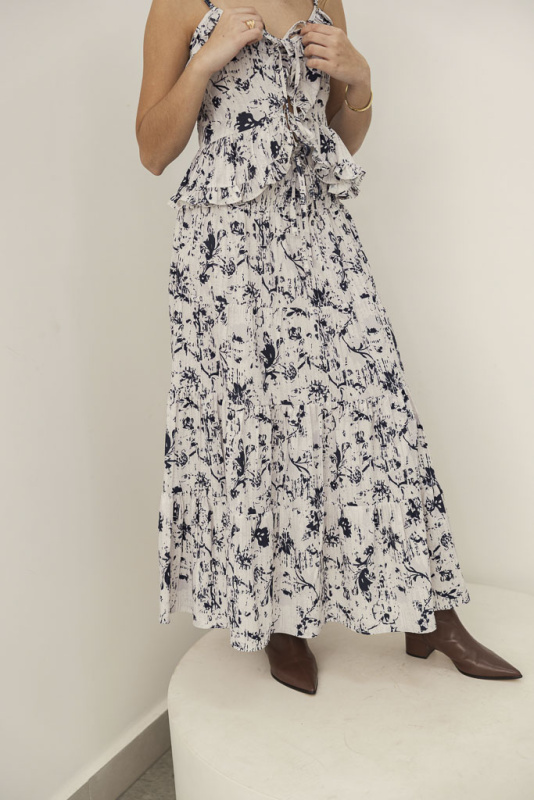 FALDA AURELIA WASHED FLORAL