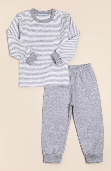 pijama pima bco/gris