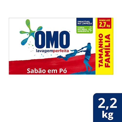 JABON EN POLVO LAVADO PERFECTO OMO 2,2KG