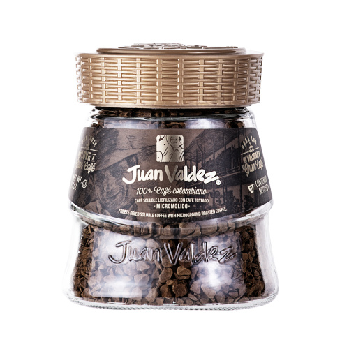 CAFÉ SOLUBLE LIOFILIZADO EN FRASCO JUAN VALDEZ 50 GRAMOS