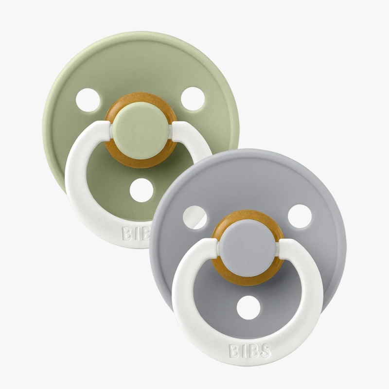 chupete bibs silicone onesize sage glow/cloud glow