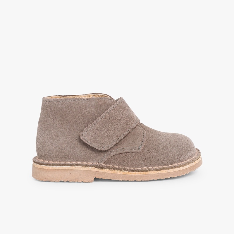 pisacacas niños bota safari gris